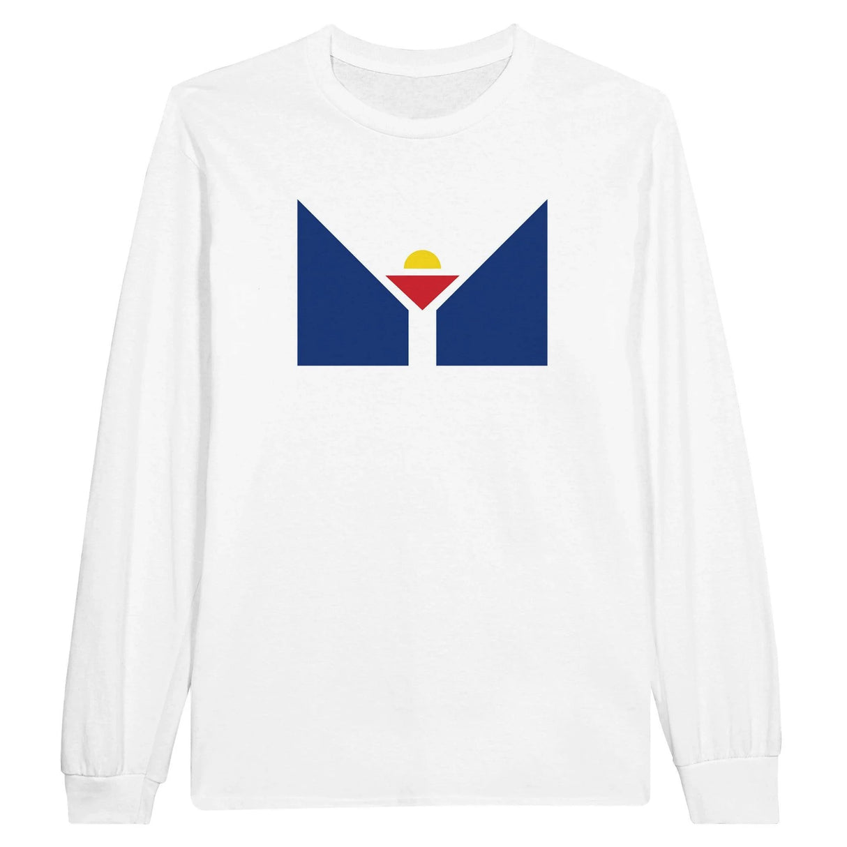 T-shirt manches longues saint-martin coton mélangé imprimé