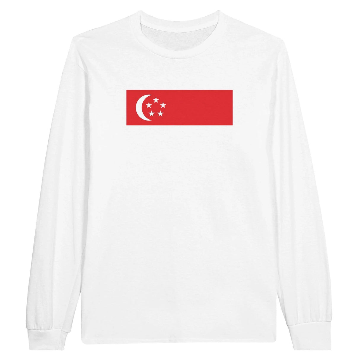 T-shirt manches longues singapour coton mélangé imprimé