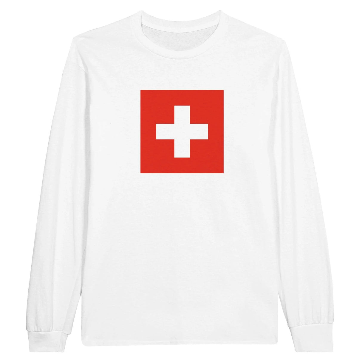 T-shirt manches longues suisse coton mélangé douceur exceptionnelle