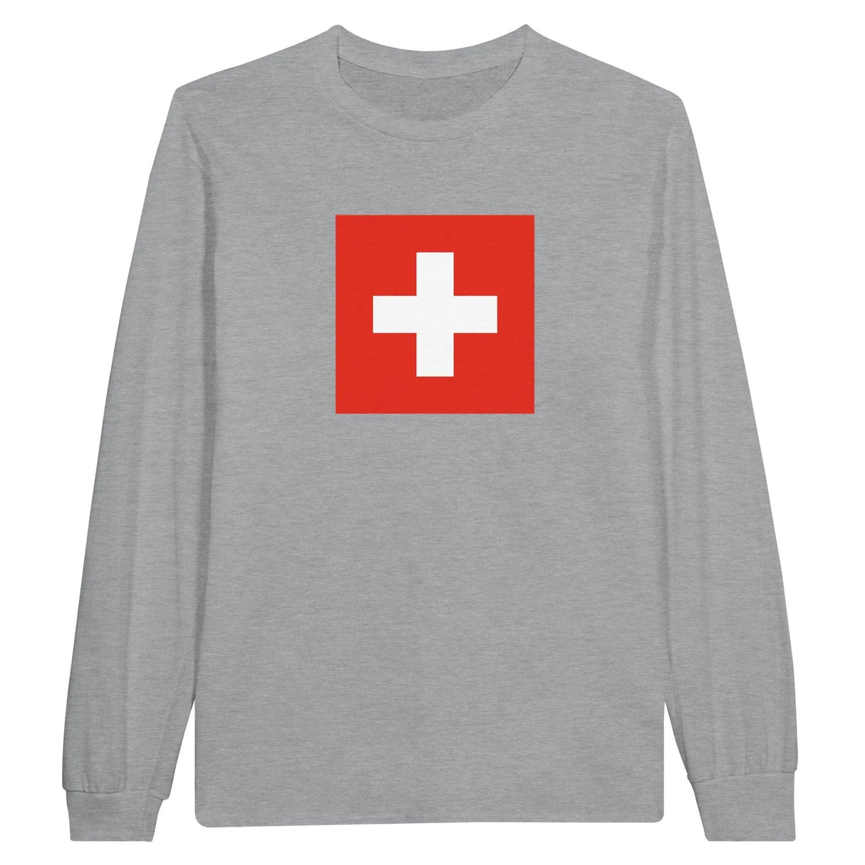 T-shirt manches longues suisse coton mélangé douceur exceptionnelle