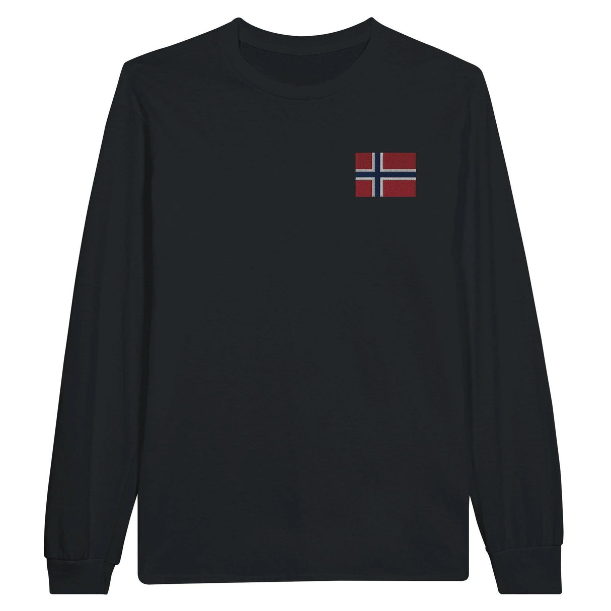 T-shirt manches longues svalbard jan mayen broderie coton
