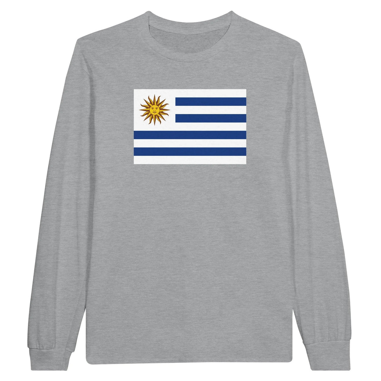 T-shirt manches longues uruguay coton mélangé imprimé doux