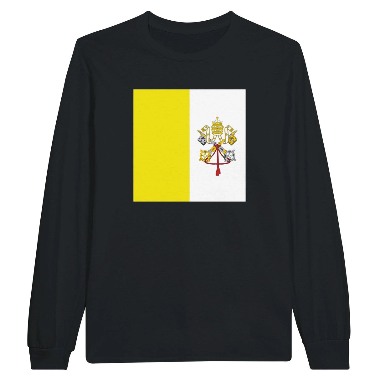 T-shirt manches longues vatican coton mélangé douceur exceptionnelle