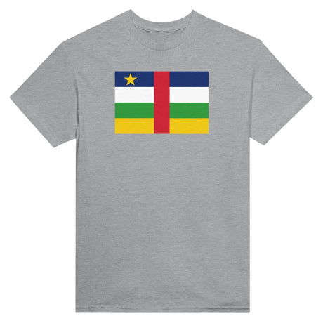 T-shirt république centrafricaine brodé coton mélangé