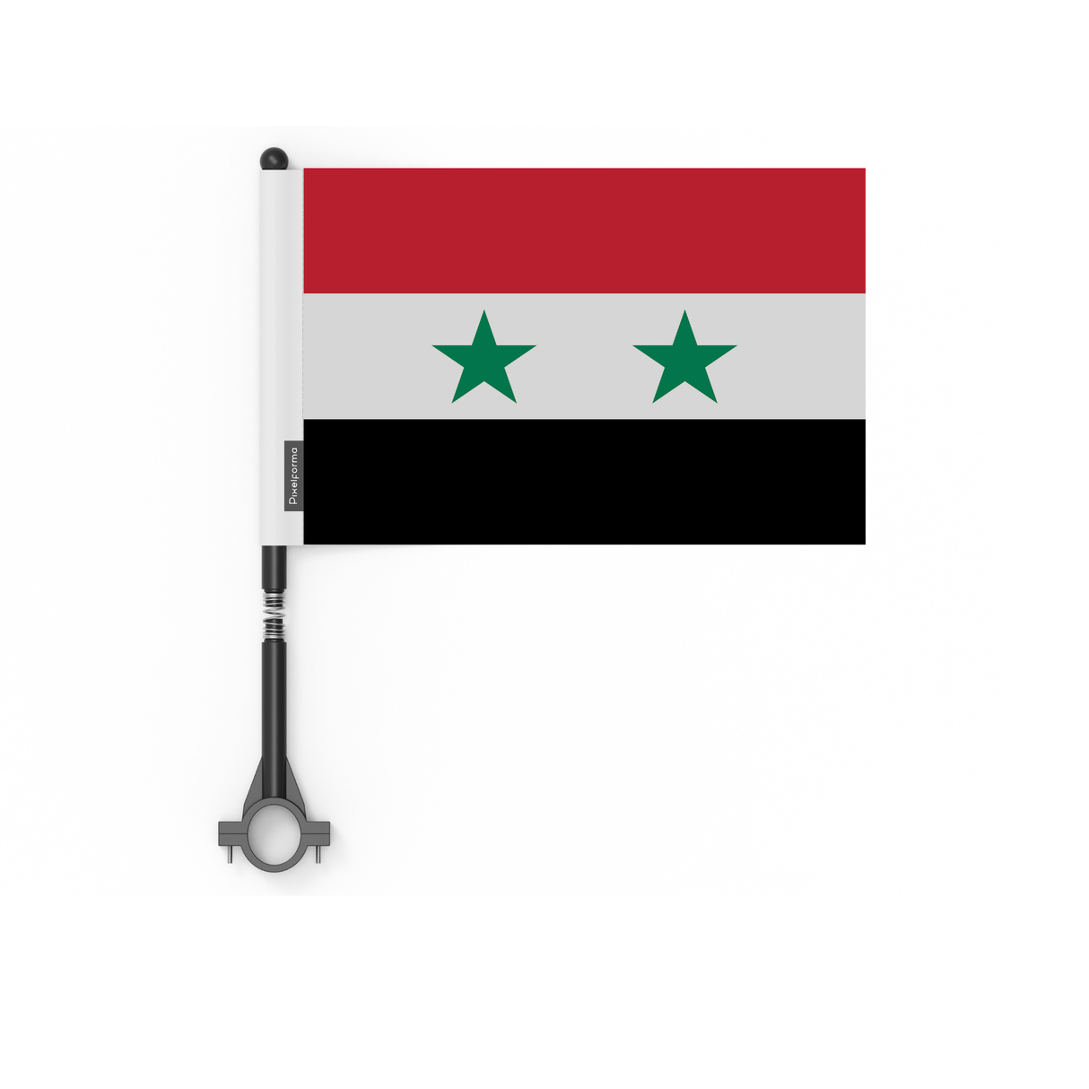 Drapeau de vélo de la Syrie en polyester