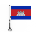 Polyester Cambodia Bicycle Flag