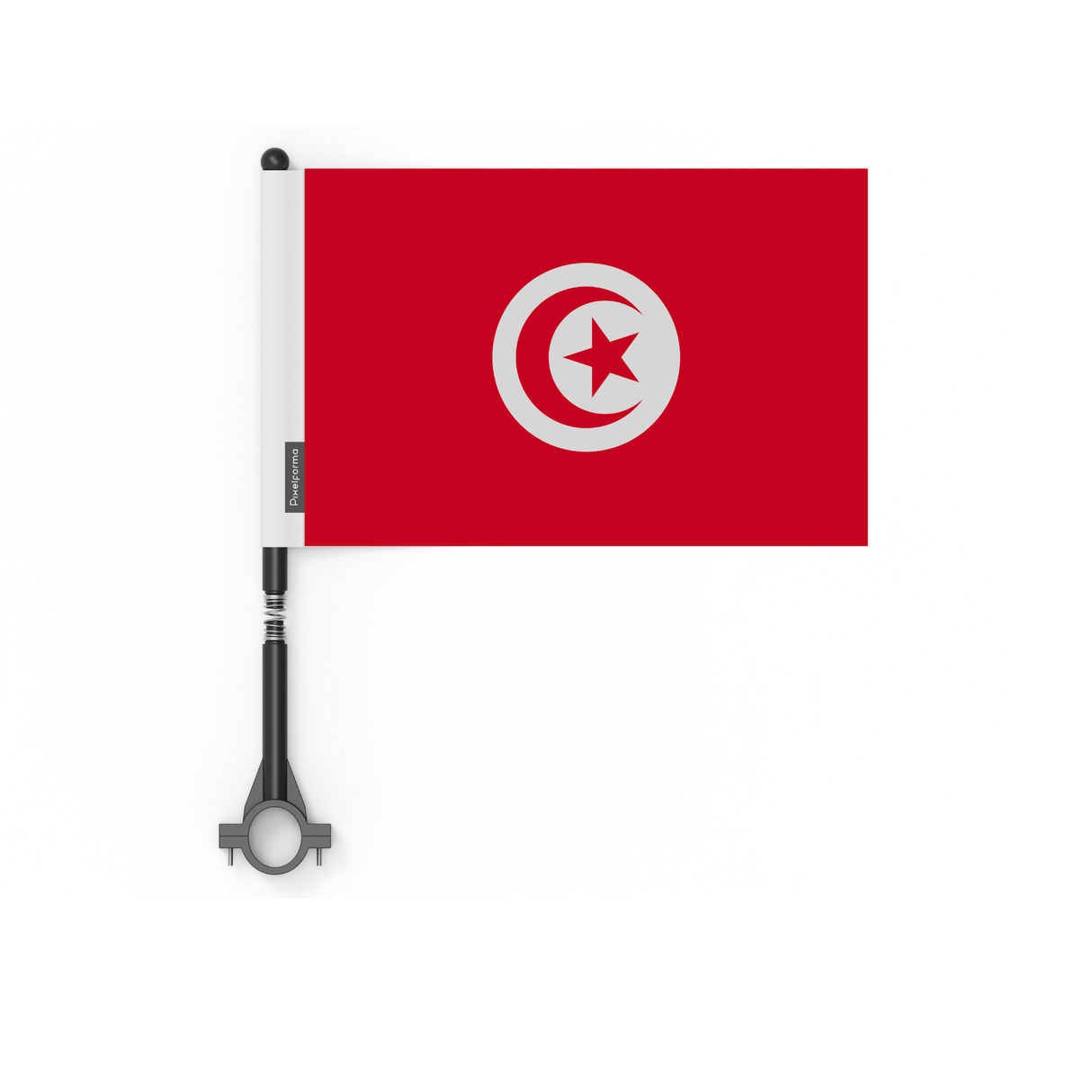 Drapeau de vélo de la Tunisie en polyester