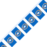 Northern Mariana Islands Flag Garland in several sizes