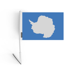 Drapeau adhésif de l'Antarctique