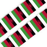 Malawi Flag Garland in Multiple Sizes