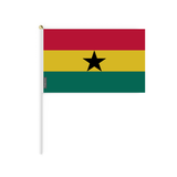 Mini Flag of Ghana in multiple sizes 100% Polyester