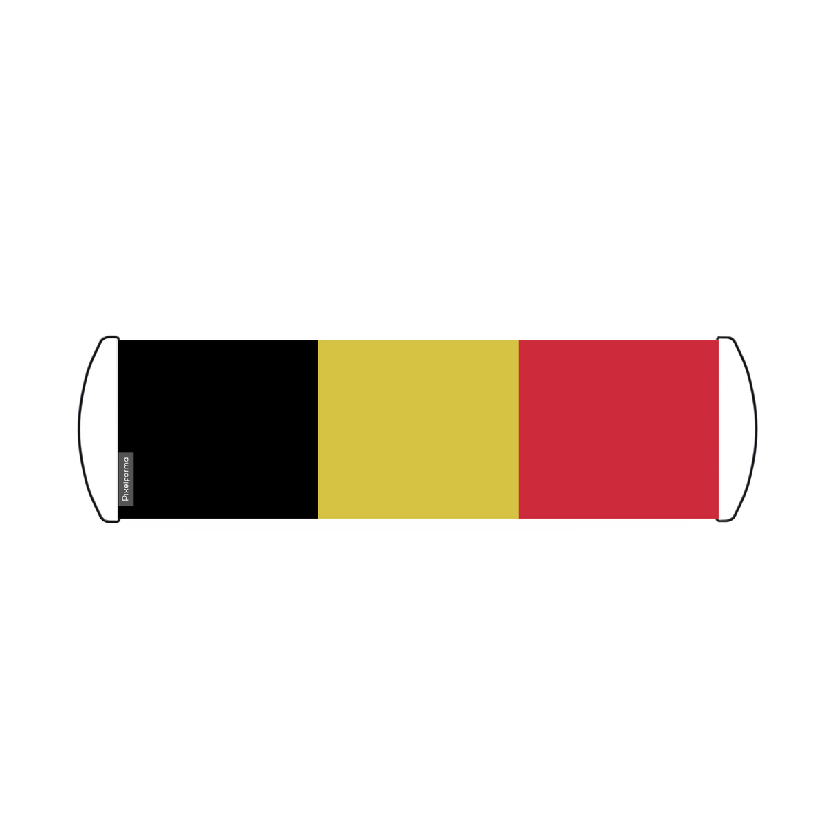 Belgium Flag Scroll Banner 