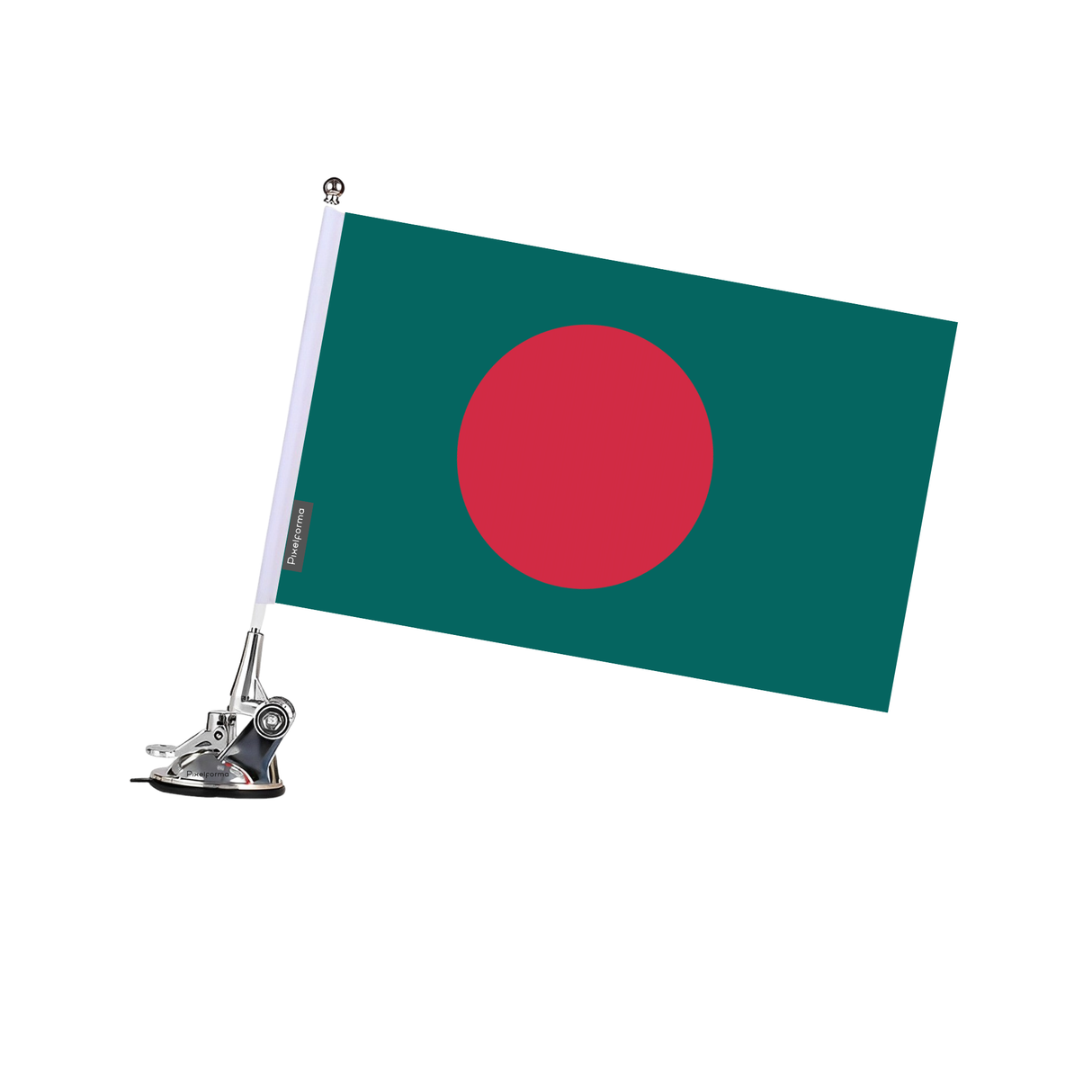 Mât à Ventouse Drapeau Bangladesh en Polyester