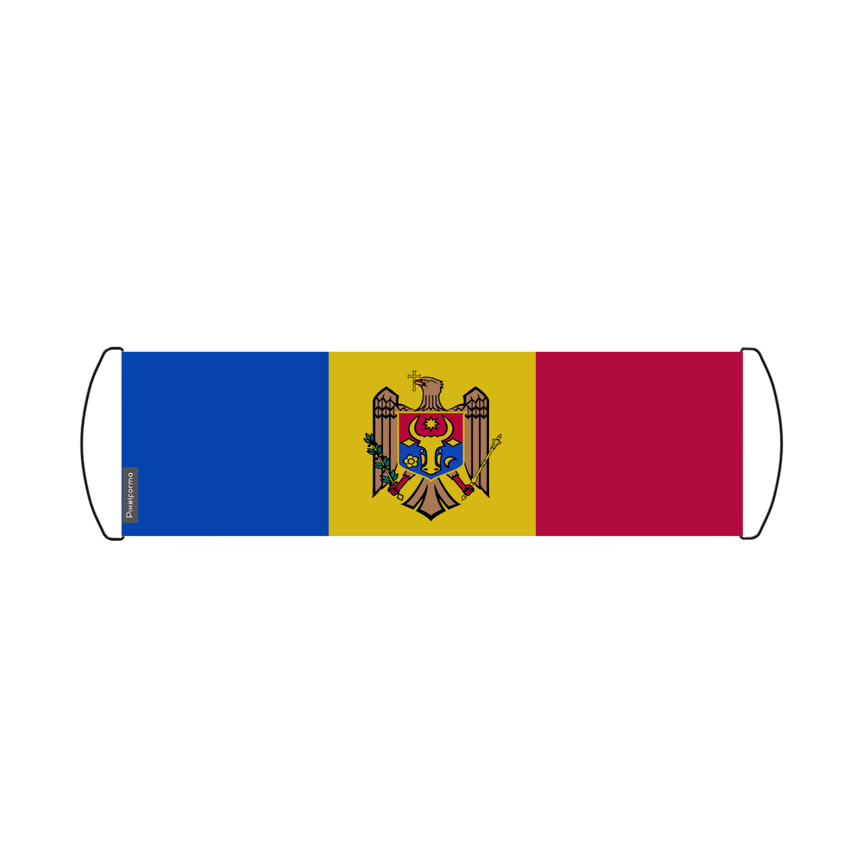 Bannière de défilement Drapeau de la Moldavie