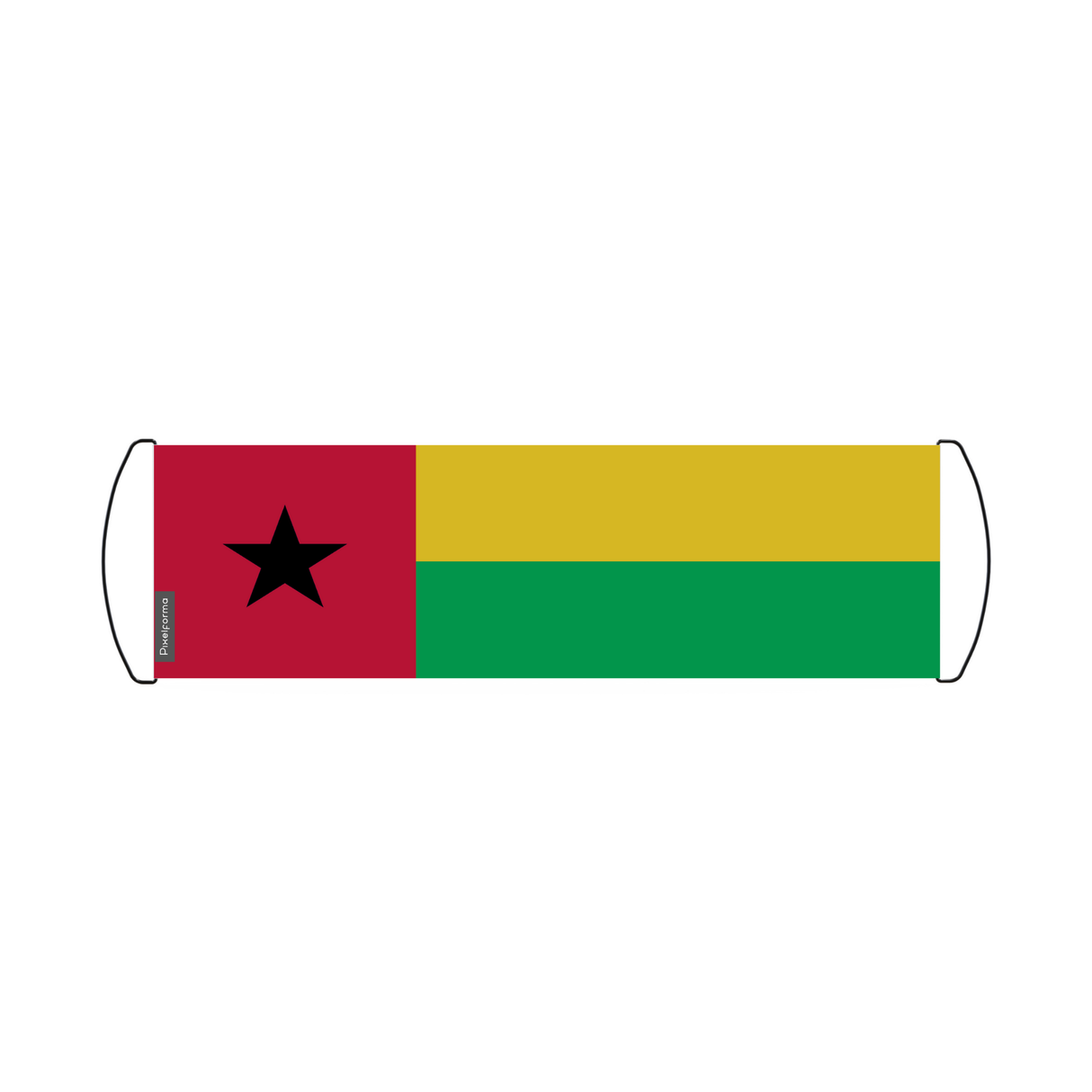 Scrolling Banner Flag of Guinea-Bissau 