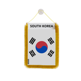 South Korea Flag Car Pennant