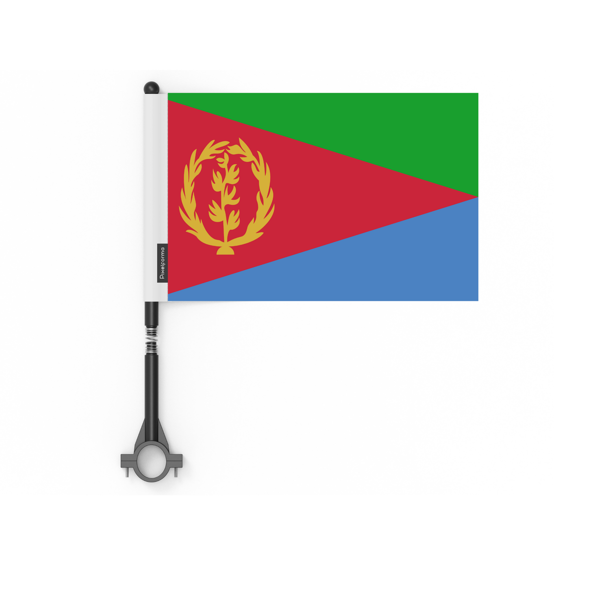 Bandera de bicicleta de poliéster de Eritrea