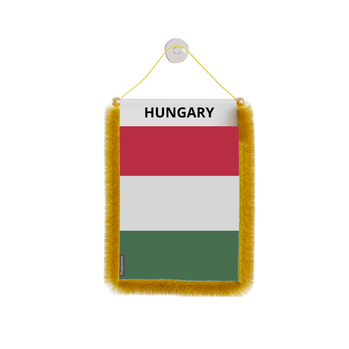 Car Flag Hungary Pennant