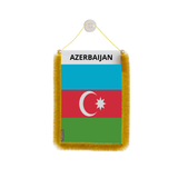 Azerbaijan Flag Car Pennant