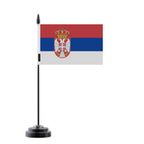 Bandera de mesa de Serbia 