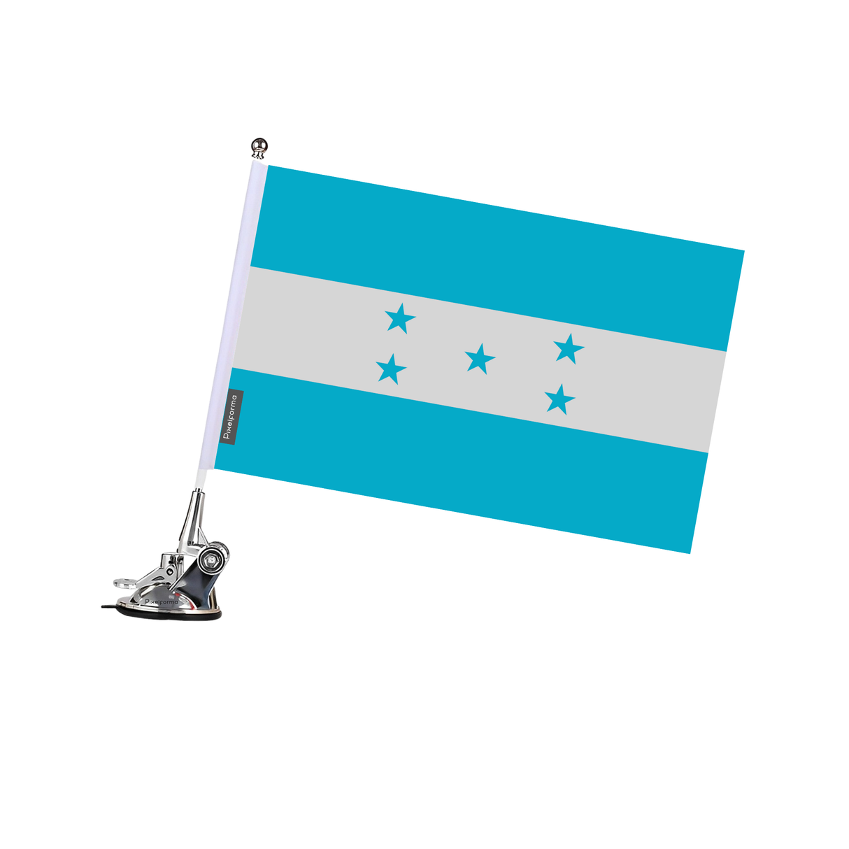 Poste de ventosa de poliéster con bandera de Honduras