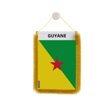 Car Flag Guyana Pennant