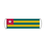 Scrolling Banner Flag of Togo 