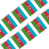 Azerbaijan Flag Garland in several sizes