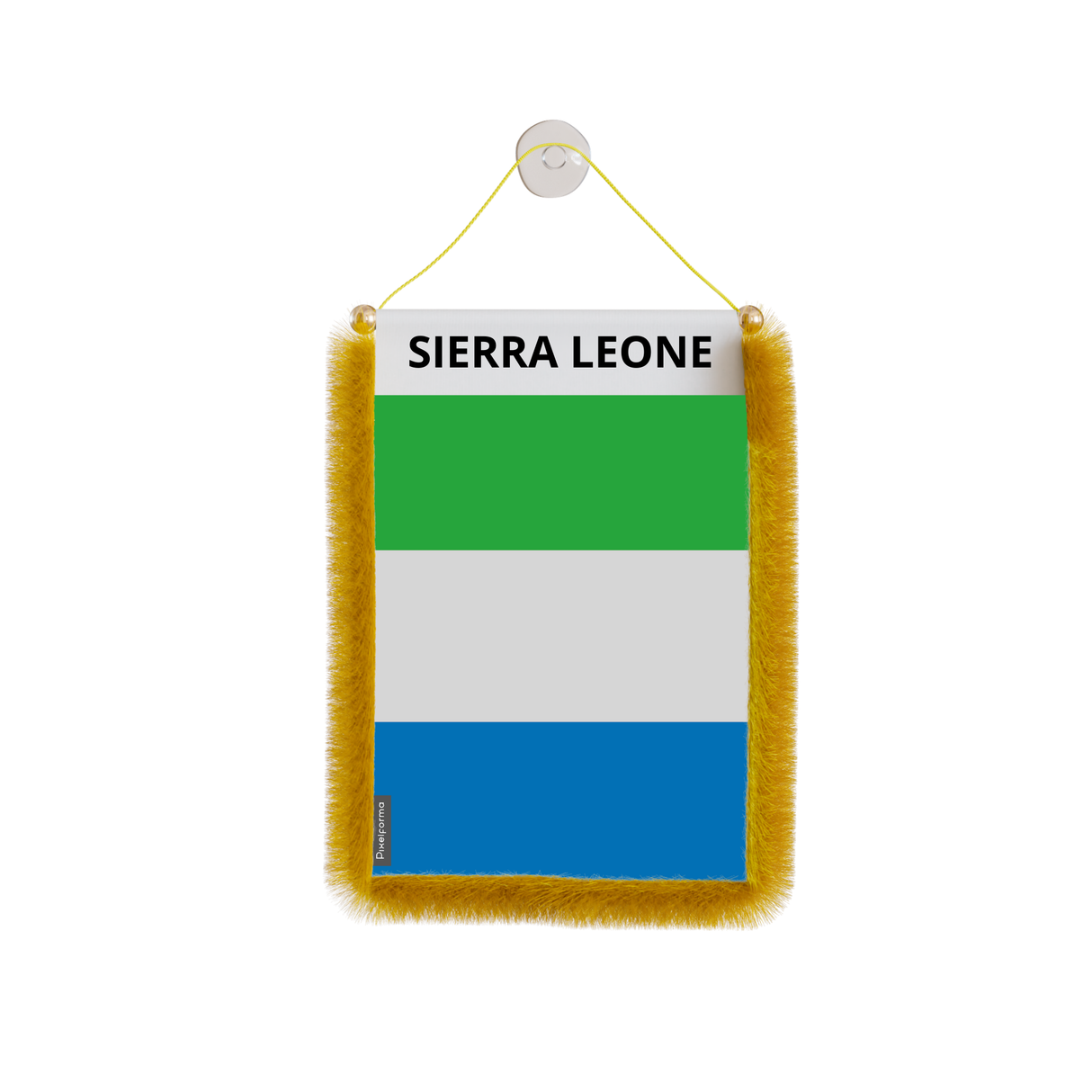 Sierra Leone Flag Car Pennant