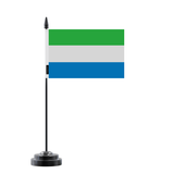 Bandera de mesa de Sierra Leona 