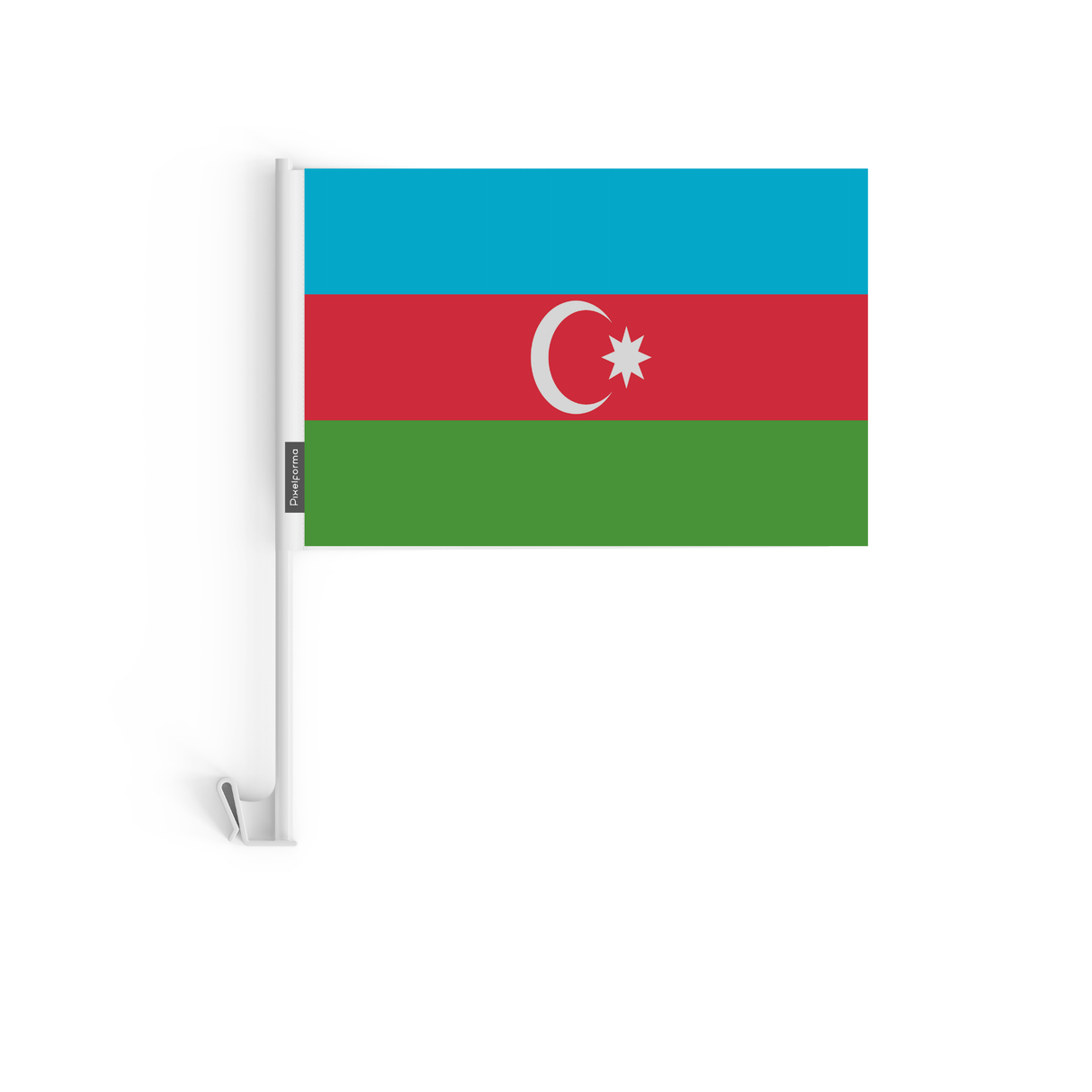 Drapeau voiture de l'Azerbaïdjan en polyester