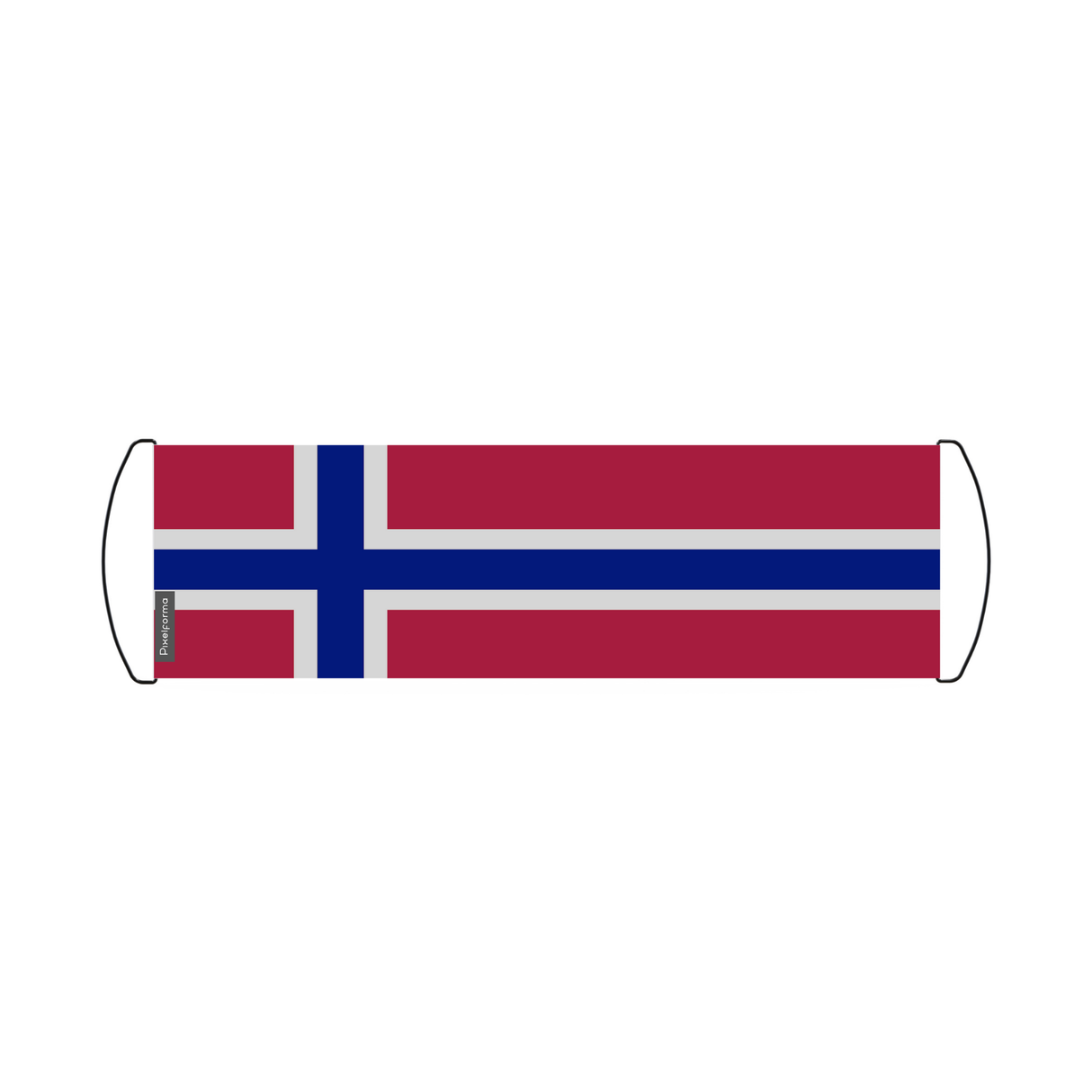 Bannière de défilement Drapeau du Svalbard et de Jan Mayen