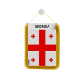 Georgia Flag Car Pennant