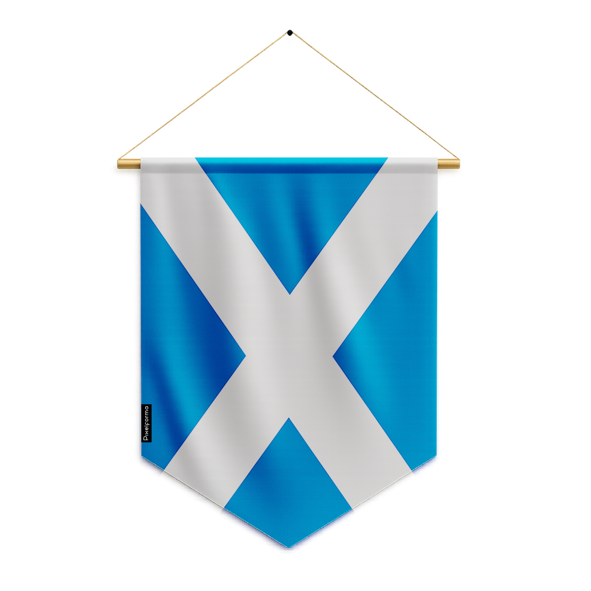 Flag of Scotland pennant to hang in polyester