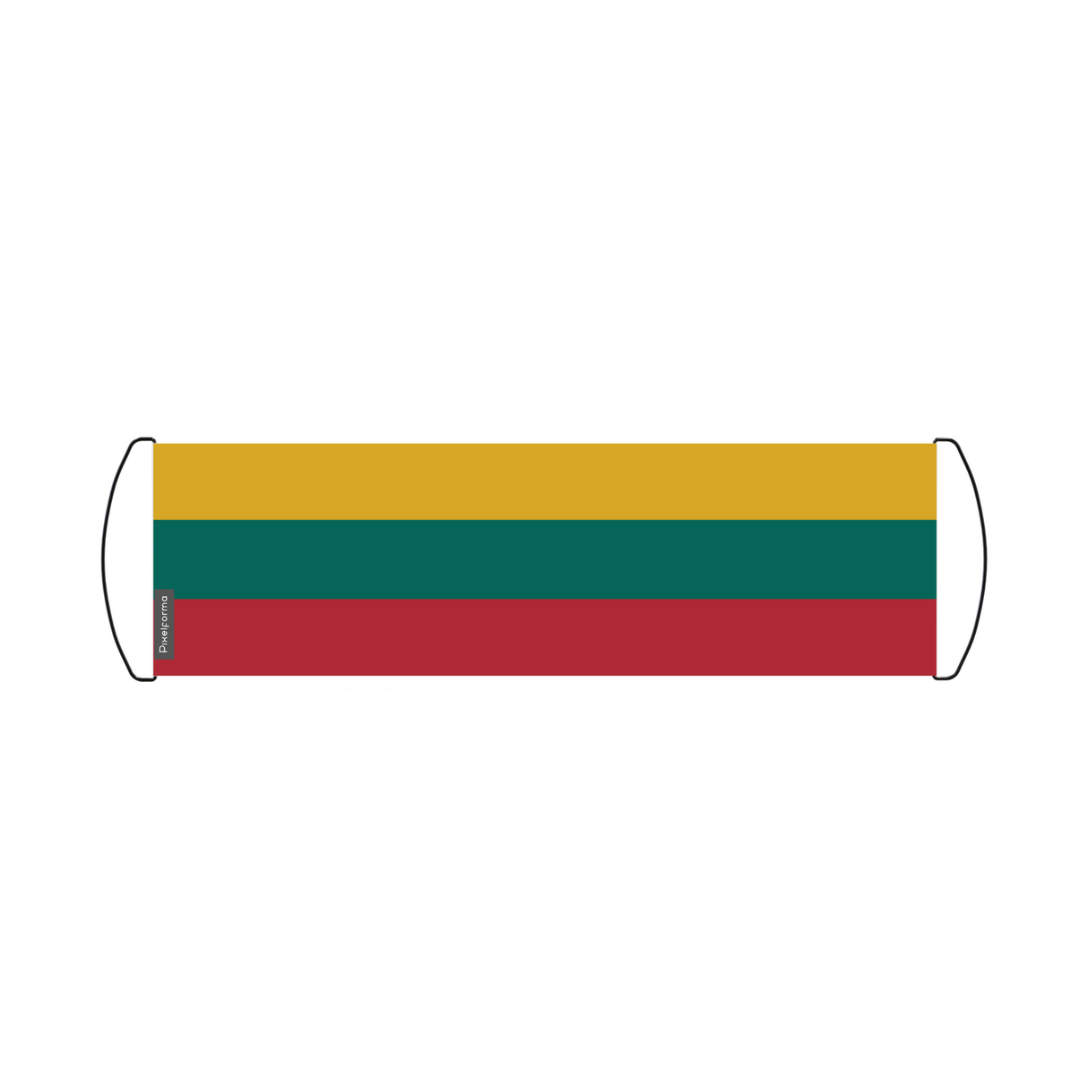 Scrolling Banner Flag of Lithuania 