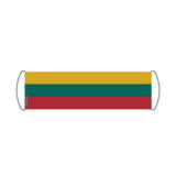 Scrolling Banner Flag of Lithuania 