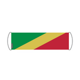 Scrolling Banner Flag of the Republic of Congo