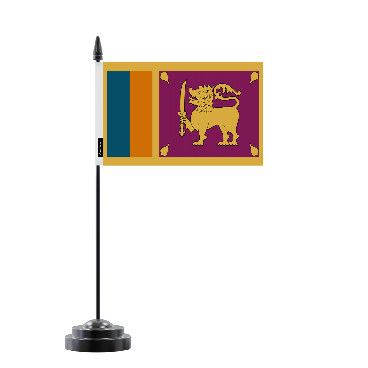 Drapeau de Table Sri Lanka en Polyester