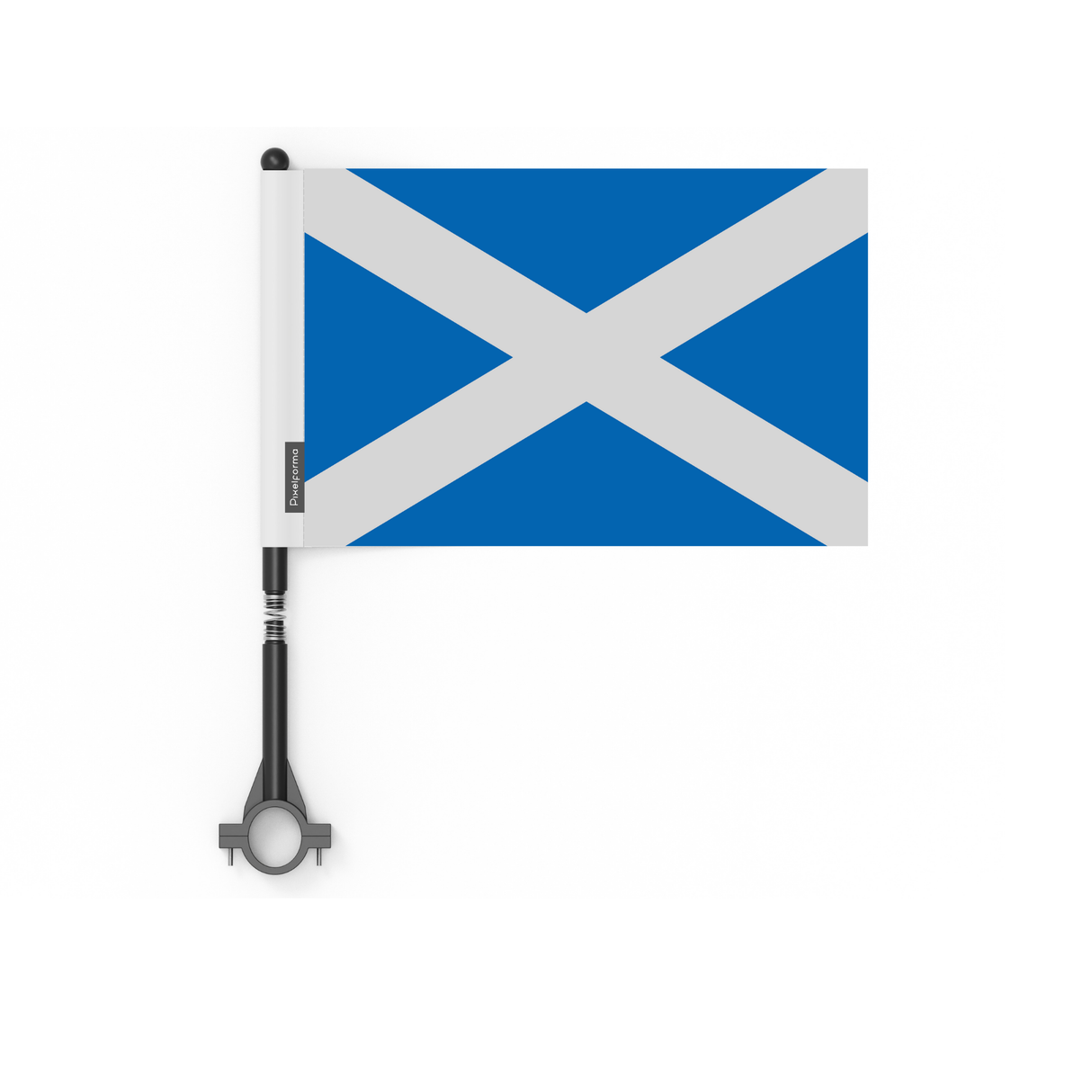 Bandera de bicicleta de poliéster de Escocia