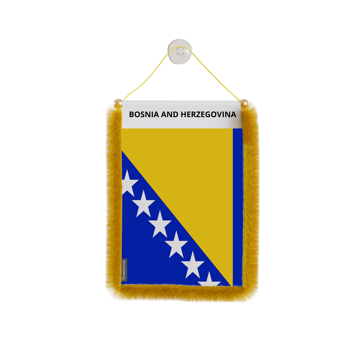 Bosnia and Herzegovina Flag Car Pennant