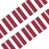 Latvia Flag Garland in several sizes