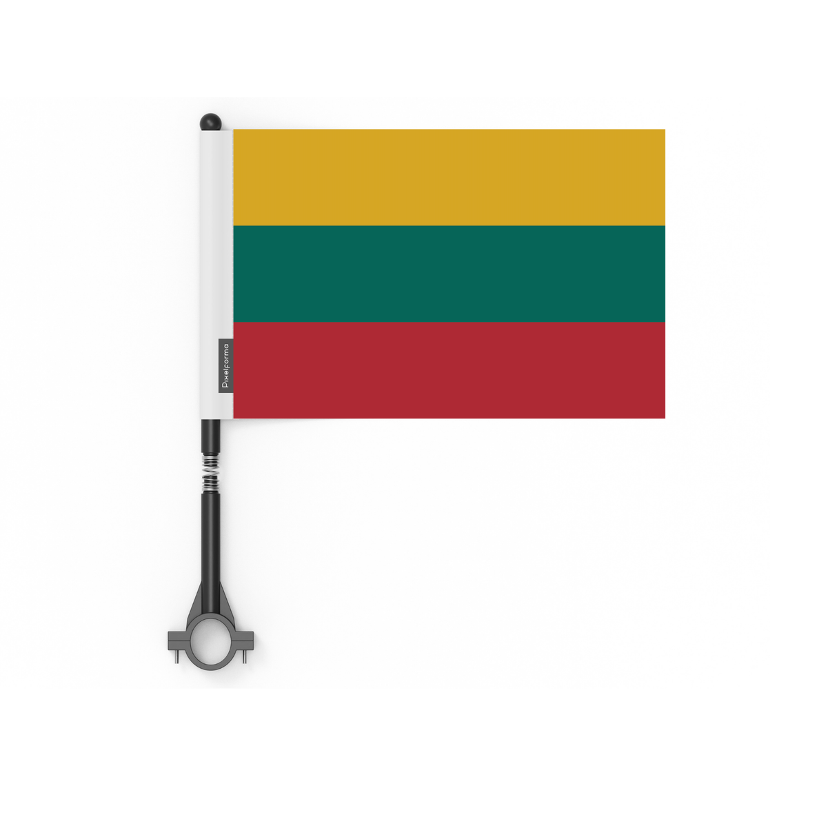 Bandera de bicicleta de poliéster de Lituania