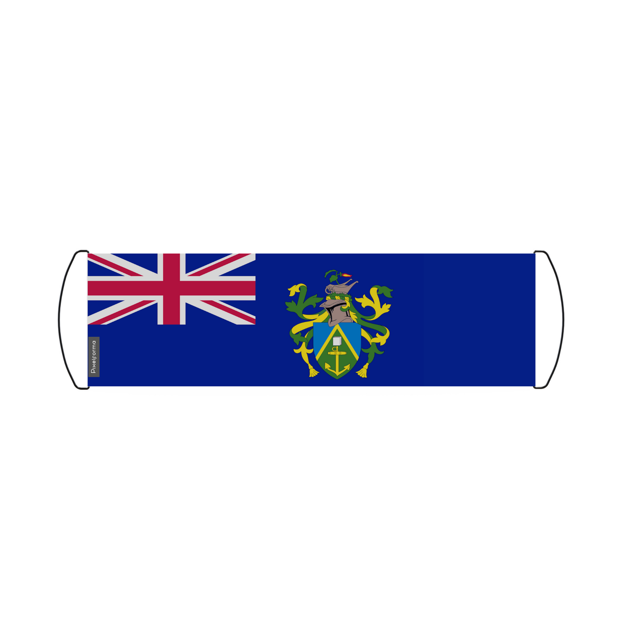 Pitcairn Islands Flag Scroll Banner 