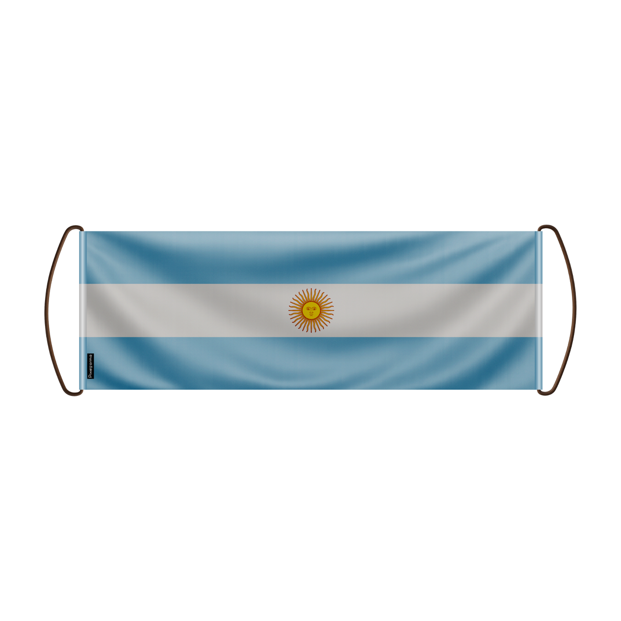 Banner De Desplazamiento De Bandera Argentina 