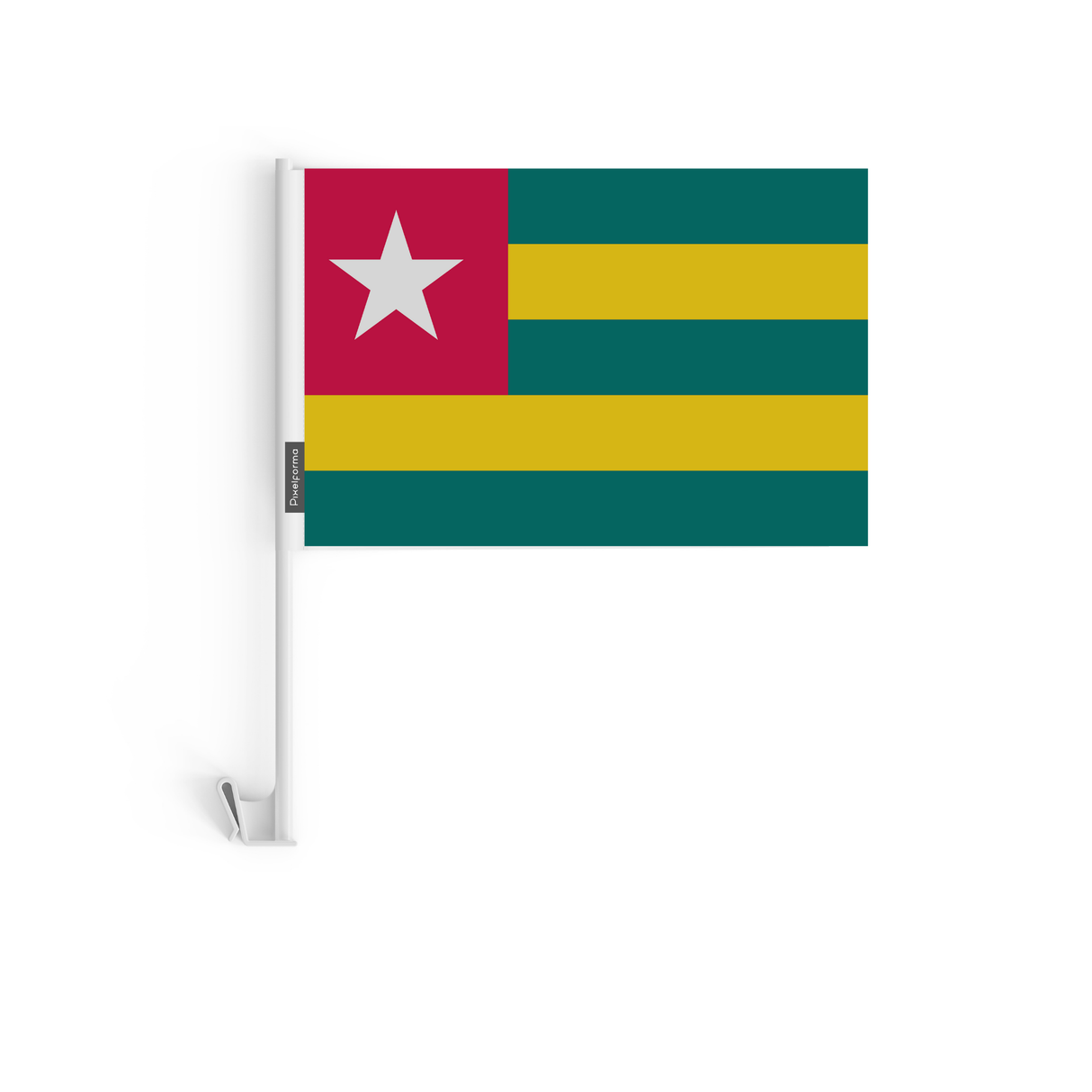 Drapeau voiture du Togo en polyester