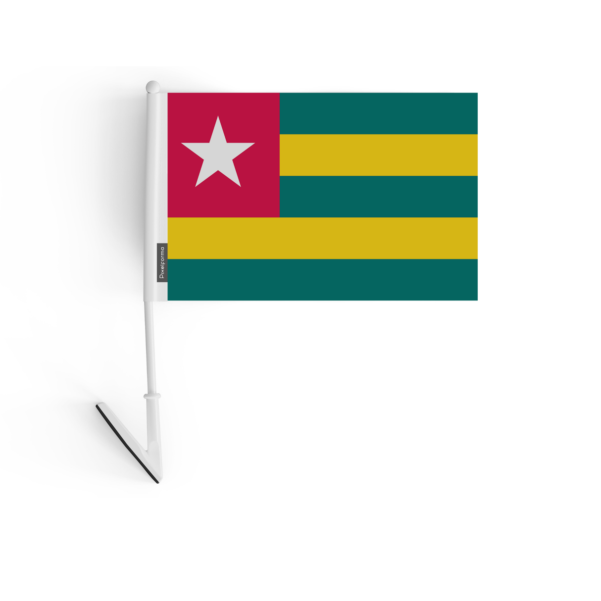 Adhesive flag of Togo 