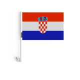 Drapeau voiture de la Croatie en polyester