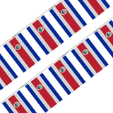 Costa Rica Flag Garland in Multiple Sizes