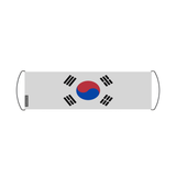 South Korea Flag Scroll Banner 