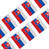 Slovakia Flag Garland in several sizes